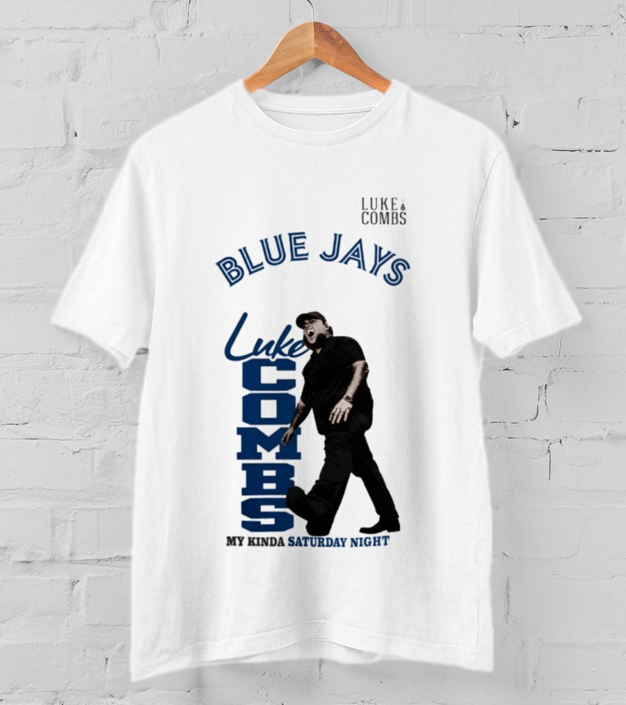 Blue Jays Luke Combs Saturday Night Toronto 2026 Tour Concert T-Shirt