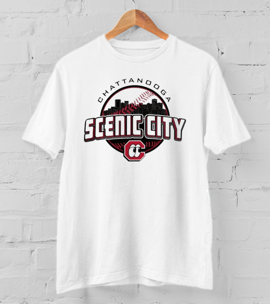 Chattanooga Scenic City Baseball CC Skyline T-Shirt