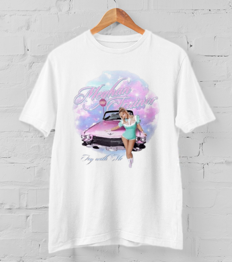 Meghan Trainor 50s Style Pink Car Toy With Me T-Shirt