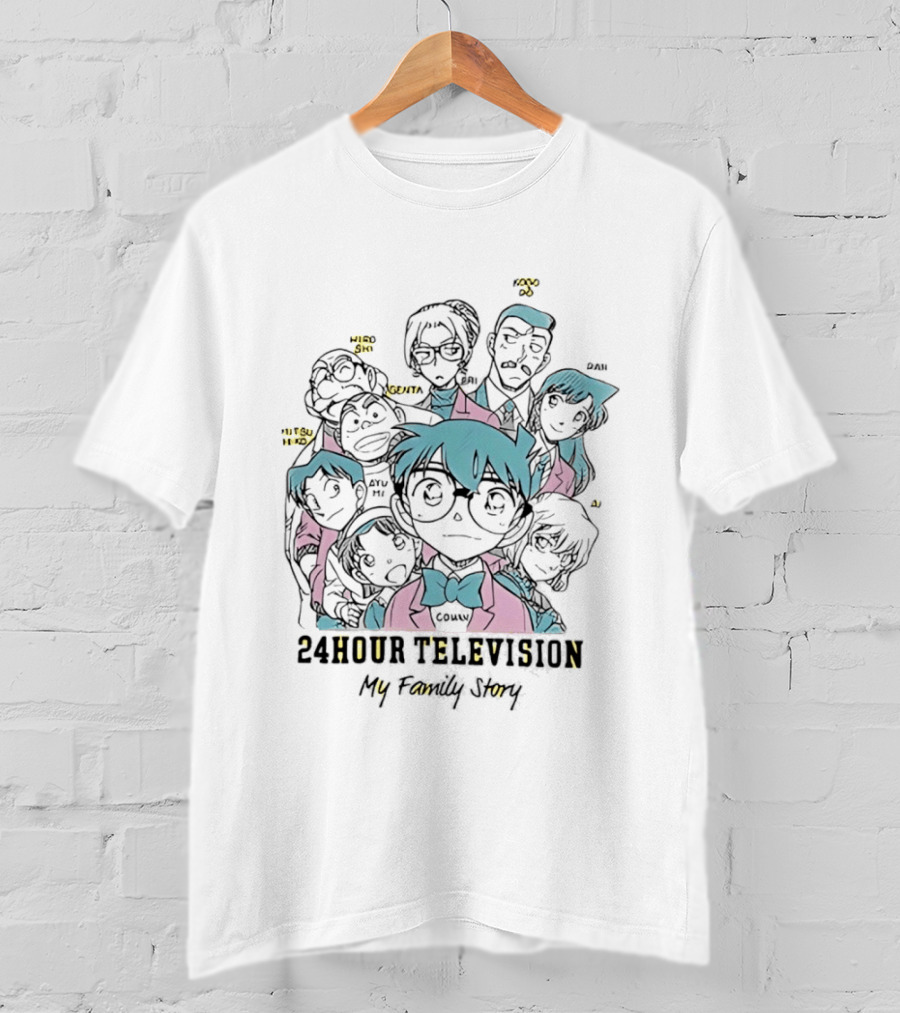 24hour Television Conan Edogawa My Family Story T-Shirt