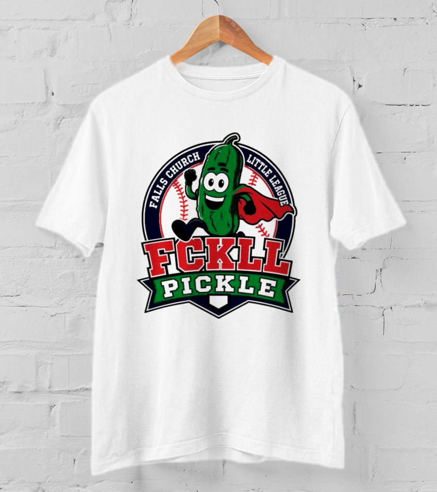 Falls Church Little League FCKLL Pickle Fundraiser Superhero T-Shirt