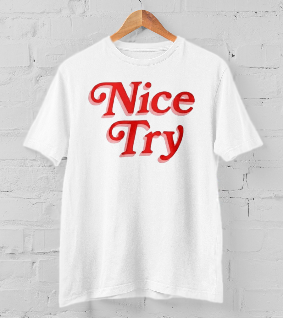 Nice Try Rose Burnout T-Shirt