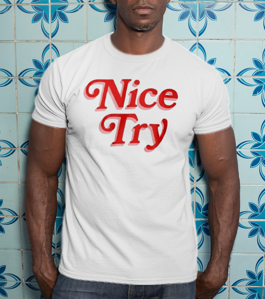 Nice Try Rose Burnout T-Shirt
