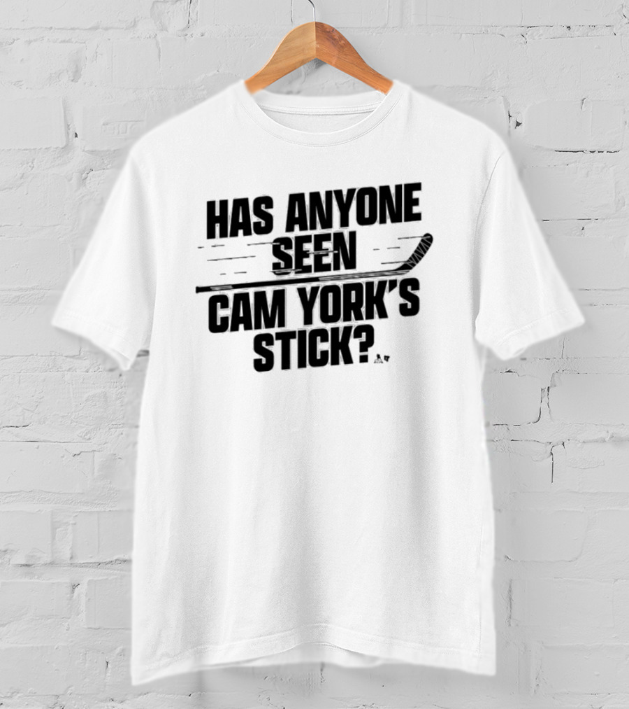 Has Anyone Seen Cam York's Stick Fun Hockey Question T-Shirt