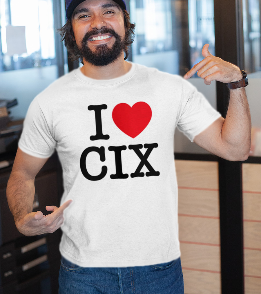 I Love CIX Fan Merchandise With Heart T-Shirt