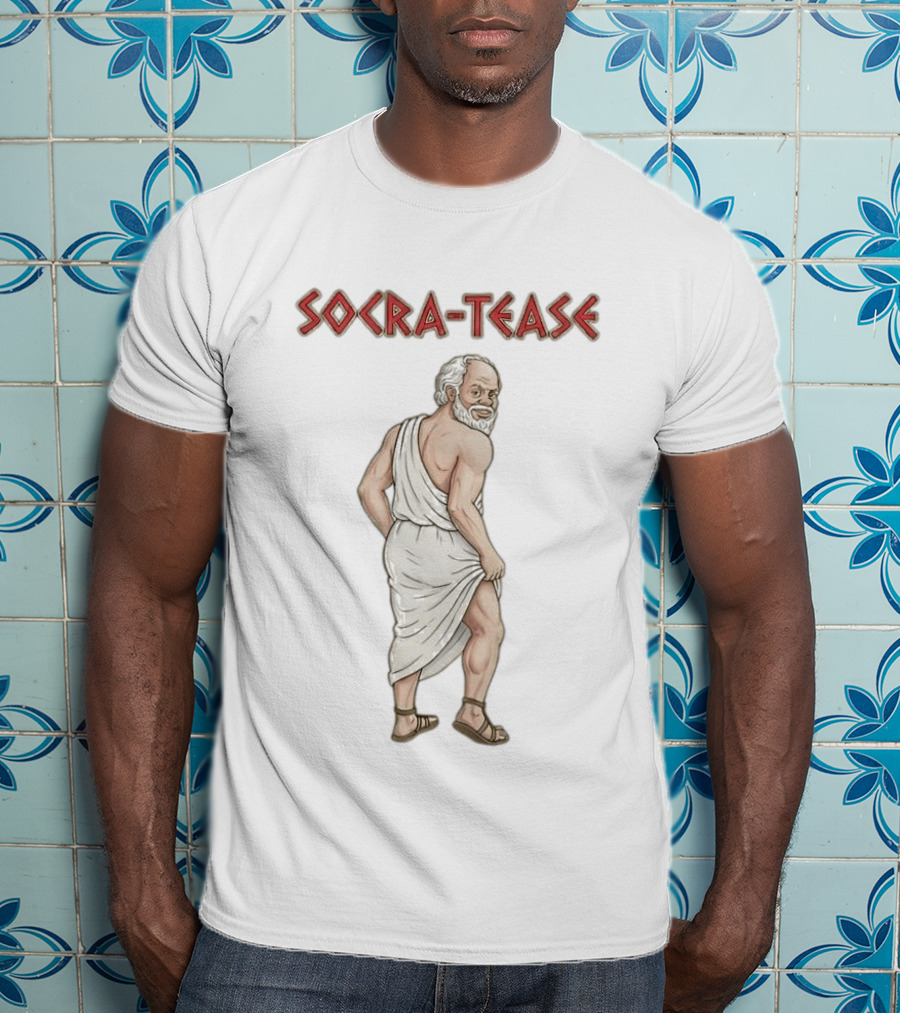 Socrates Tease Philosopher Humor Classic Greek T-Shirt