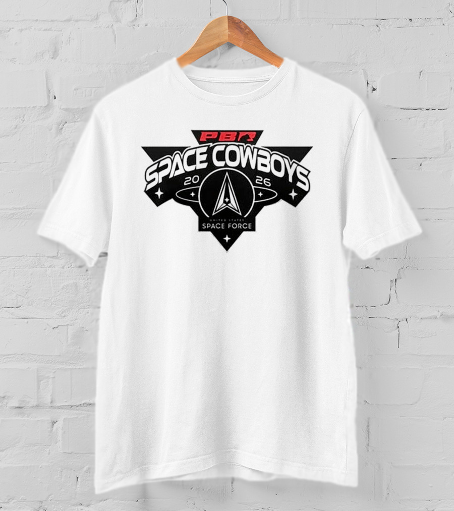 Tim McGraw Air Force Falcons PBR 2026 Space Cowboys T-Shirt