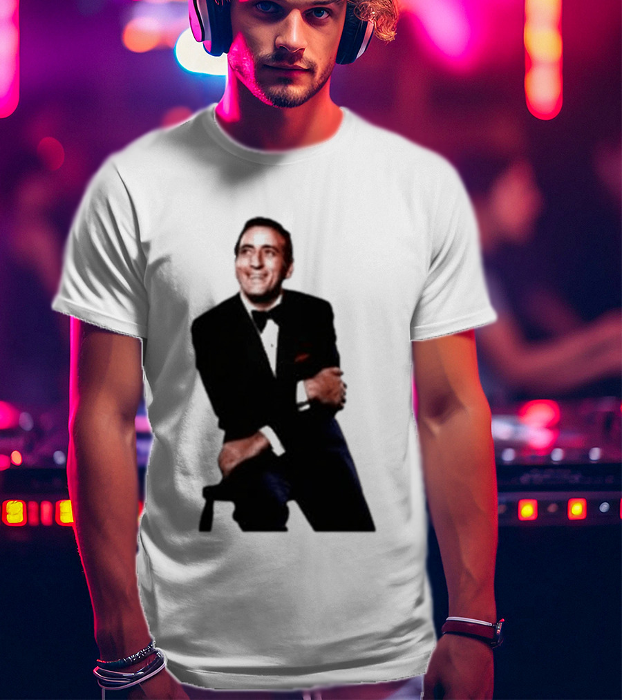 Tony Bennett The Way You Look Sitting Pose T-Shirt