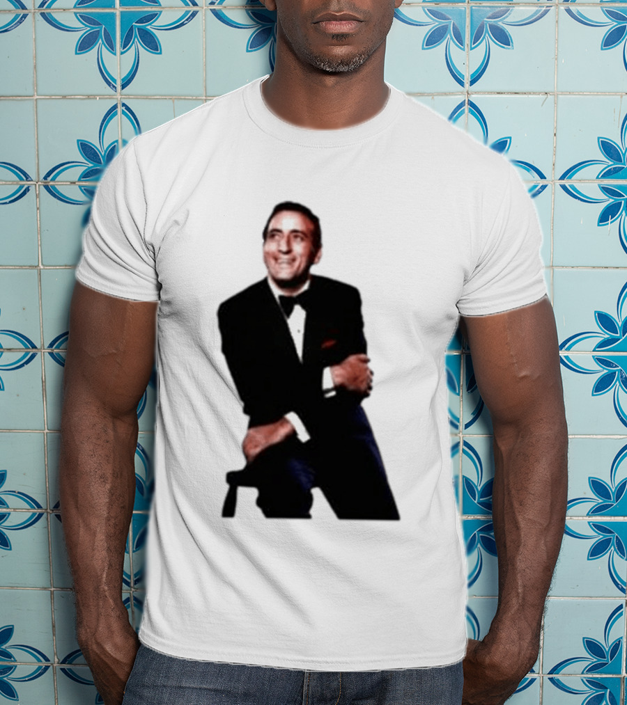 Tony Bennett The Way You Look Sitting Pose T-Shirt