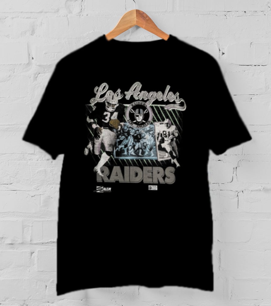Los Angeles Raiders Bo Jackson Tim Brown 1990 T-Shirt