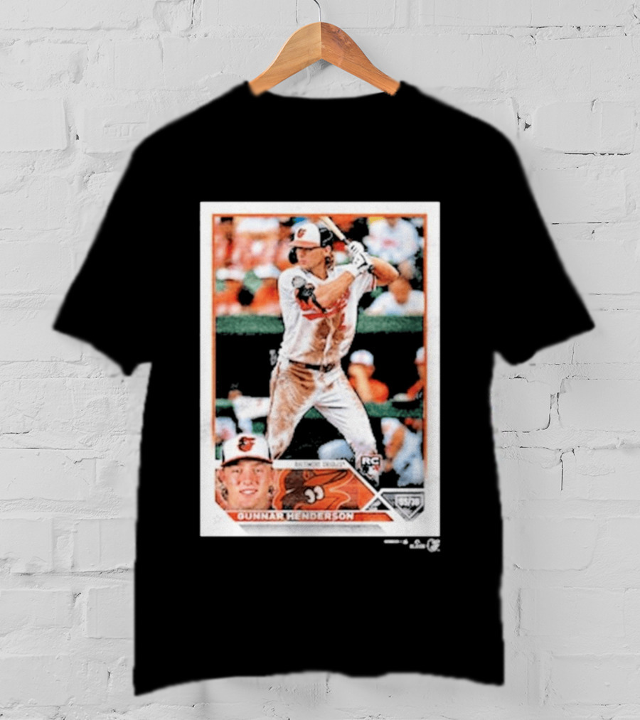 Baltimore Orioles Gunnar Henderson 2026 Rookie Card T-Shirt
