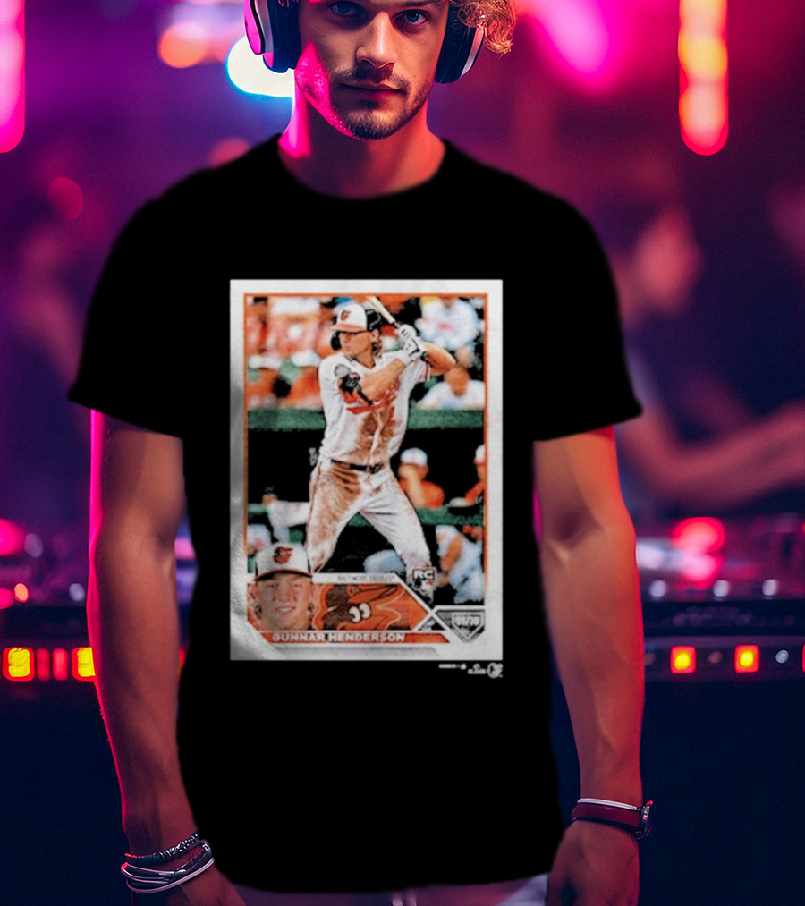 Baltimore Orioles Gunnar Henderson 2026 Rookie Card T-Shirt
