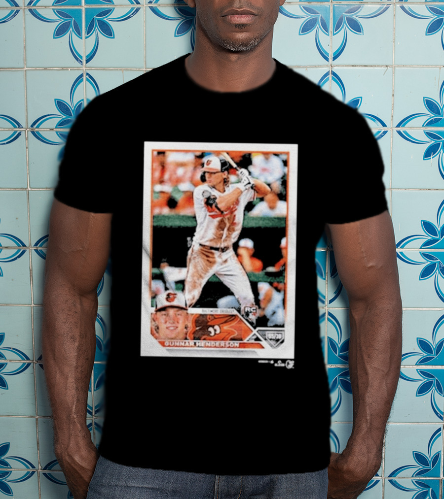 Baltimore Orioles Gunnar Henderson 2026 Rookie Card T-Shirt