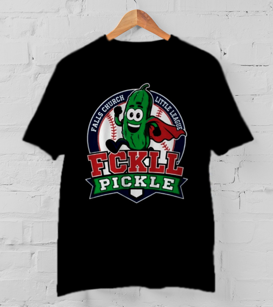 Falls Church Little League FCKLL Pickle Fundraiser Baseball T-Shirt