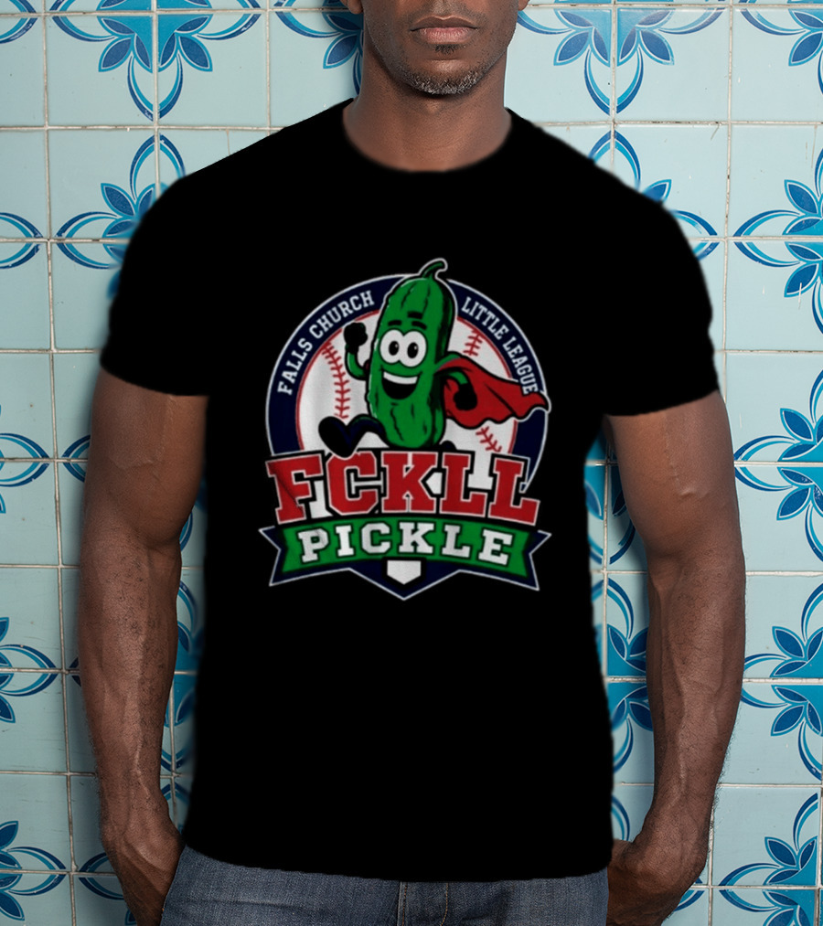 Falls Church Little League FCKLL Pickle Fundraiser Baseball T-Shirt