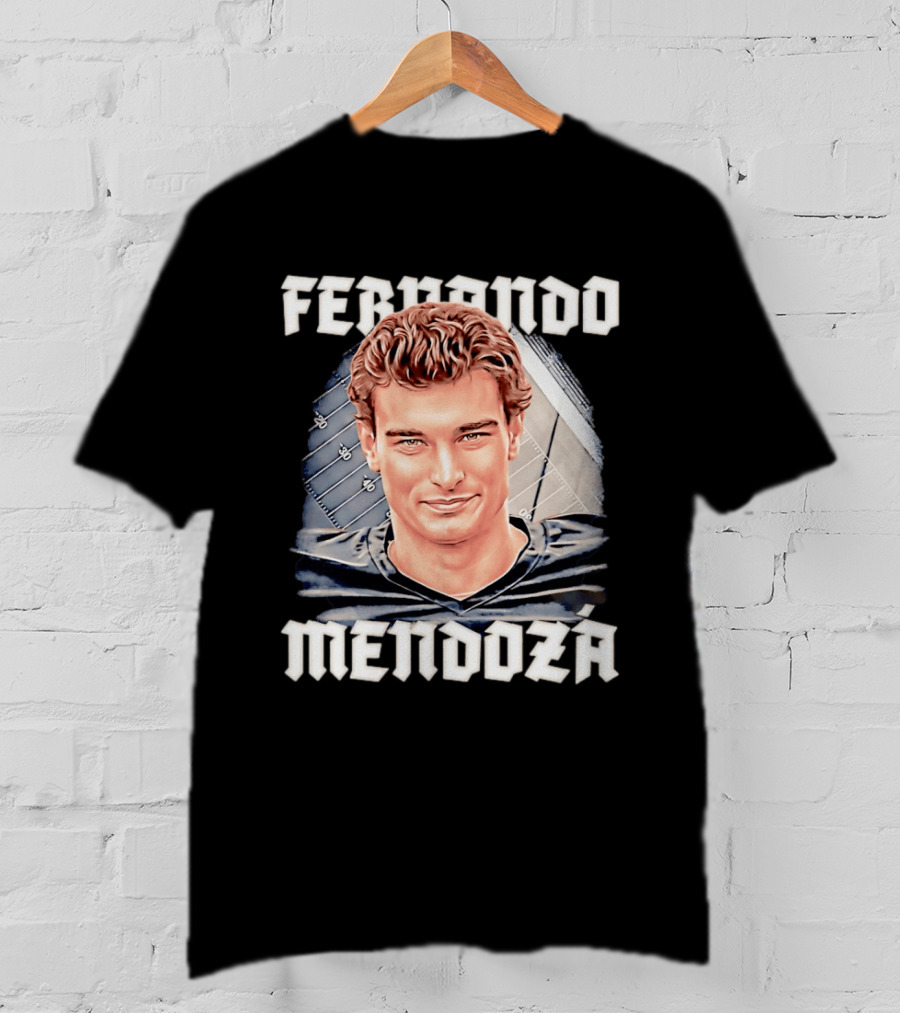 Fernando Mendoza Las Vegas Raiders Raider Nation Quarterback T-Shirt