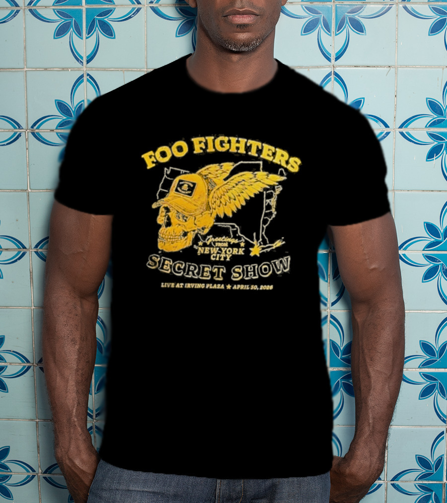 Foo Fighters Secret Show New York City Live At Irving Plaza April 30 2026 T-Shirt