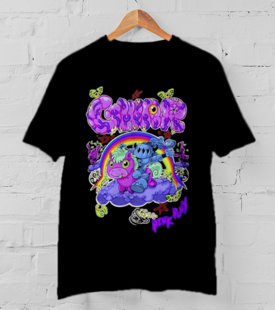 Gwar Pink Pony Club Rainbow Fantasy Adventure T-Shirt