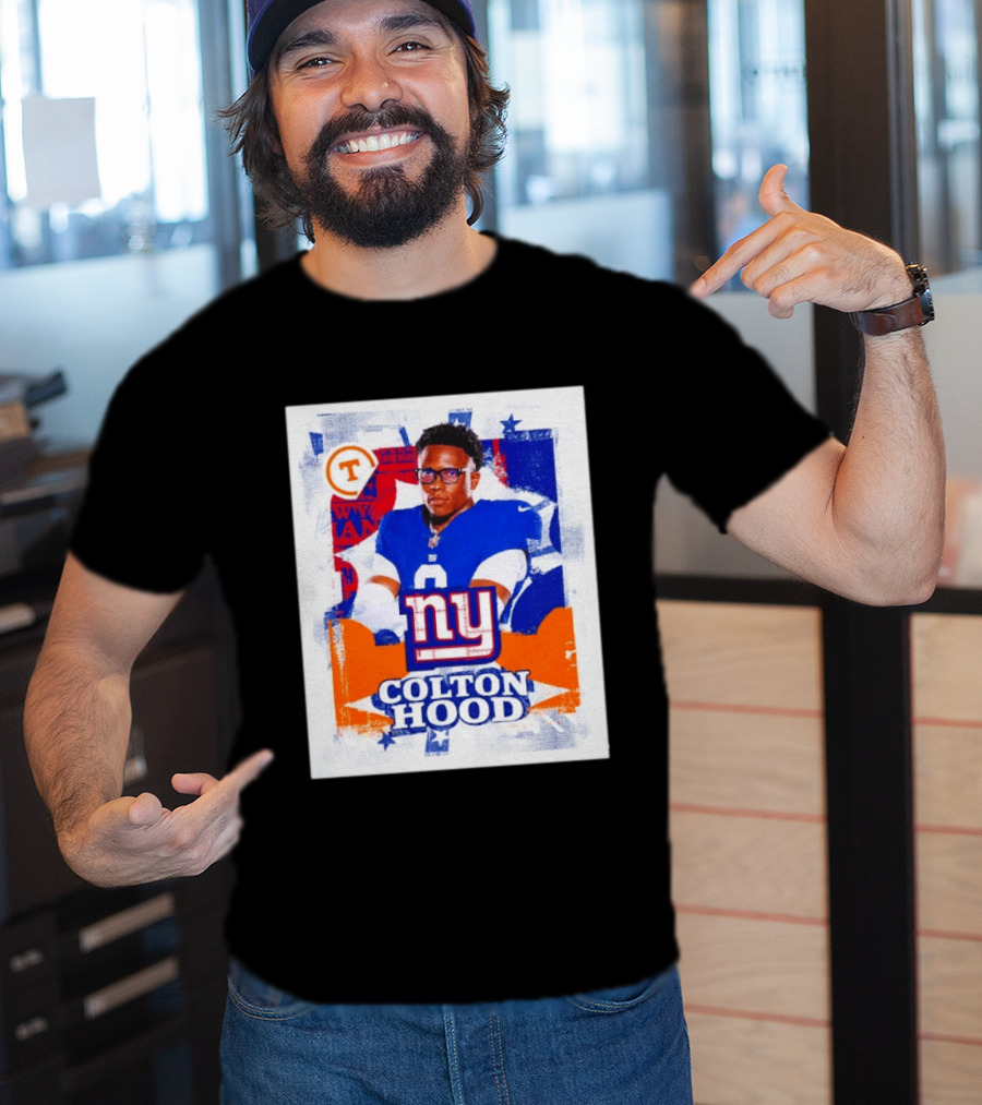 Colton Hood New York Giants 2026 Draft NY Giants Football T-Shirt