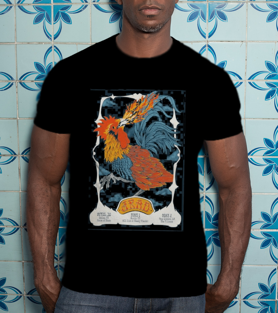Joe Russo's Almost Dead Rooster Tour April 30 Dallas 2026 House Of Blues T-Shirt