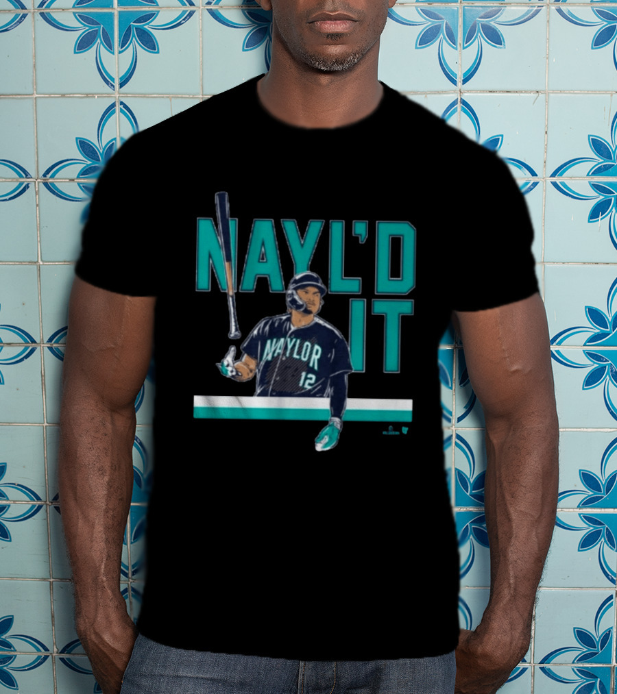 Josh Naylor Nayl'd It Bat Flip Baseball Player Number 12 T-Shirt
