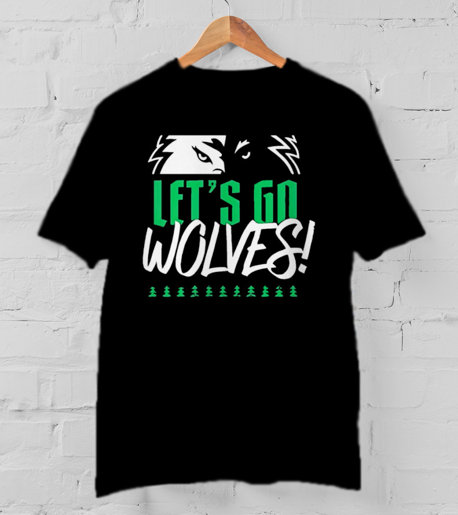 Let's Go Wolves Minnesota Timberwolves Basketball Team Excitement T-Shirt