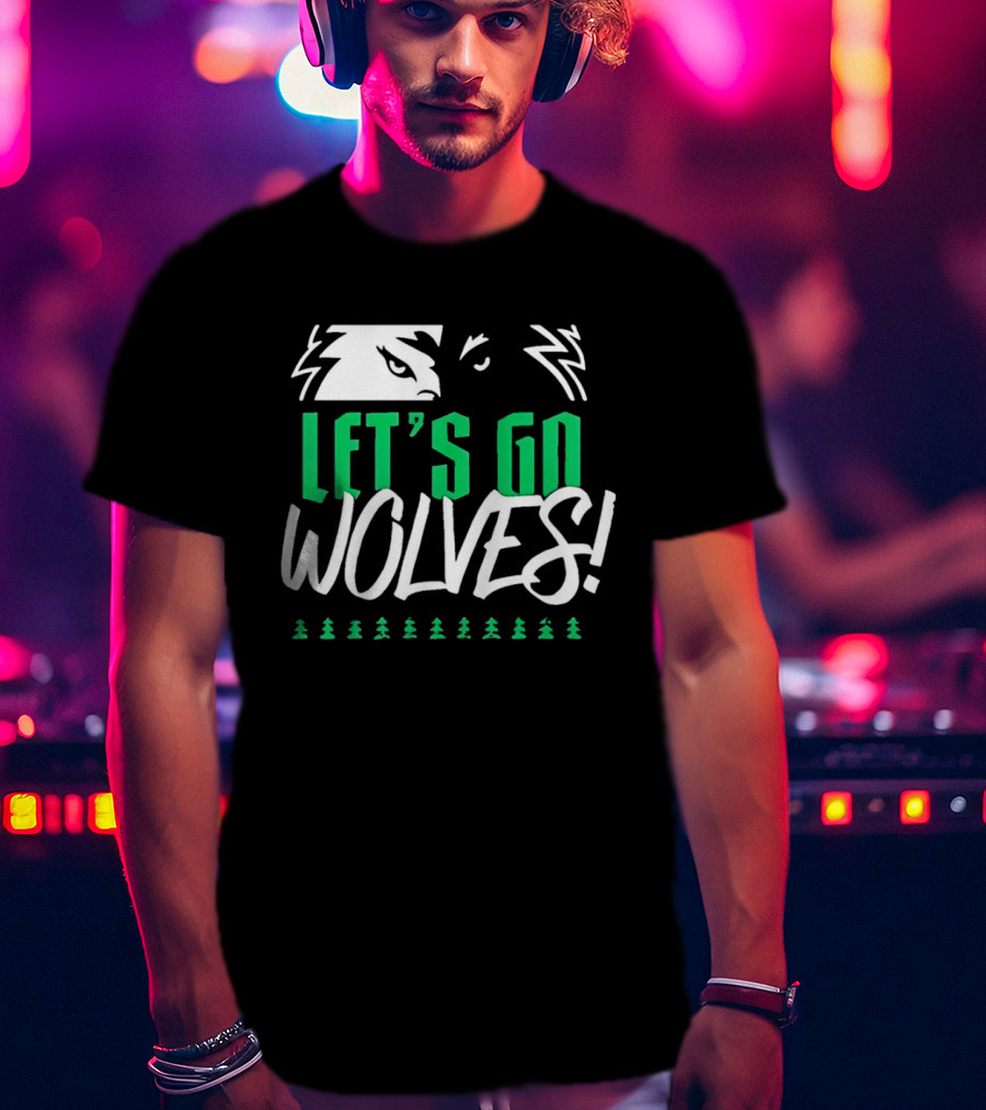 Let's Go Wolves Minnesota Timberwolves Basketball Team Excitement T-Shirt