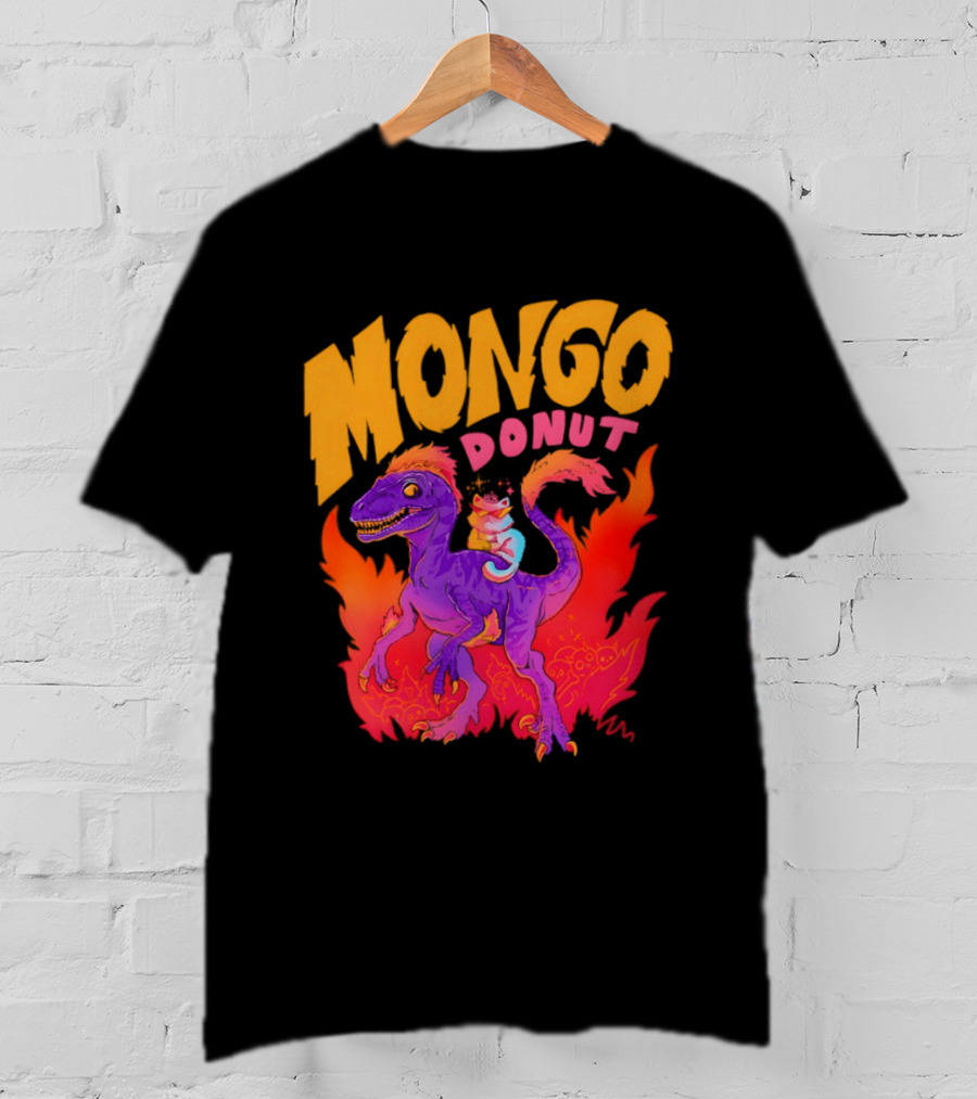 Mongo Donut Dungeon Crawler Carl Dinosaur T-Shirt