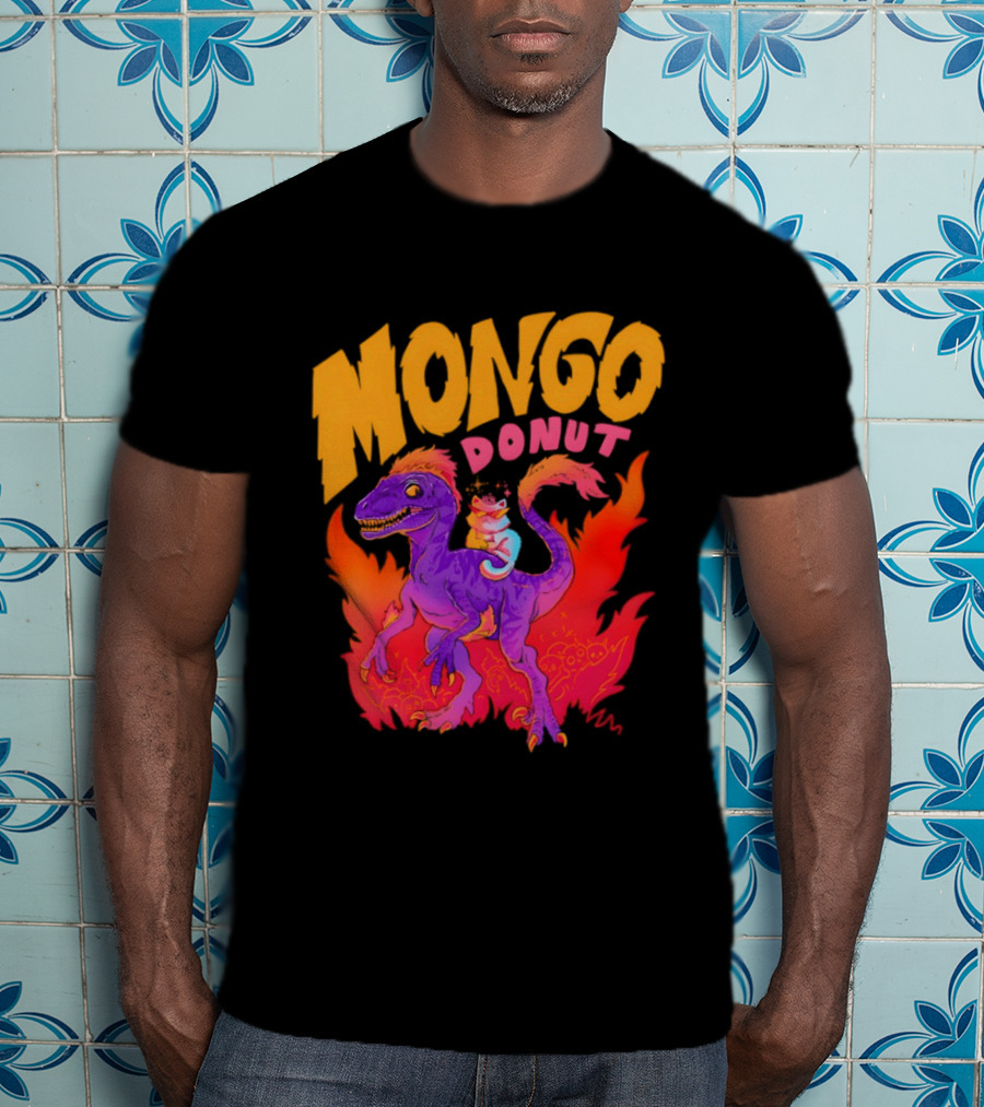 Mongo Donut Dungeon Crawler Carl Dinosaur T-Shirt
