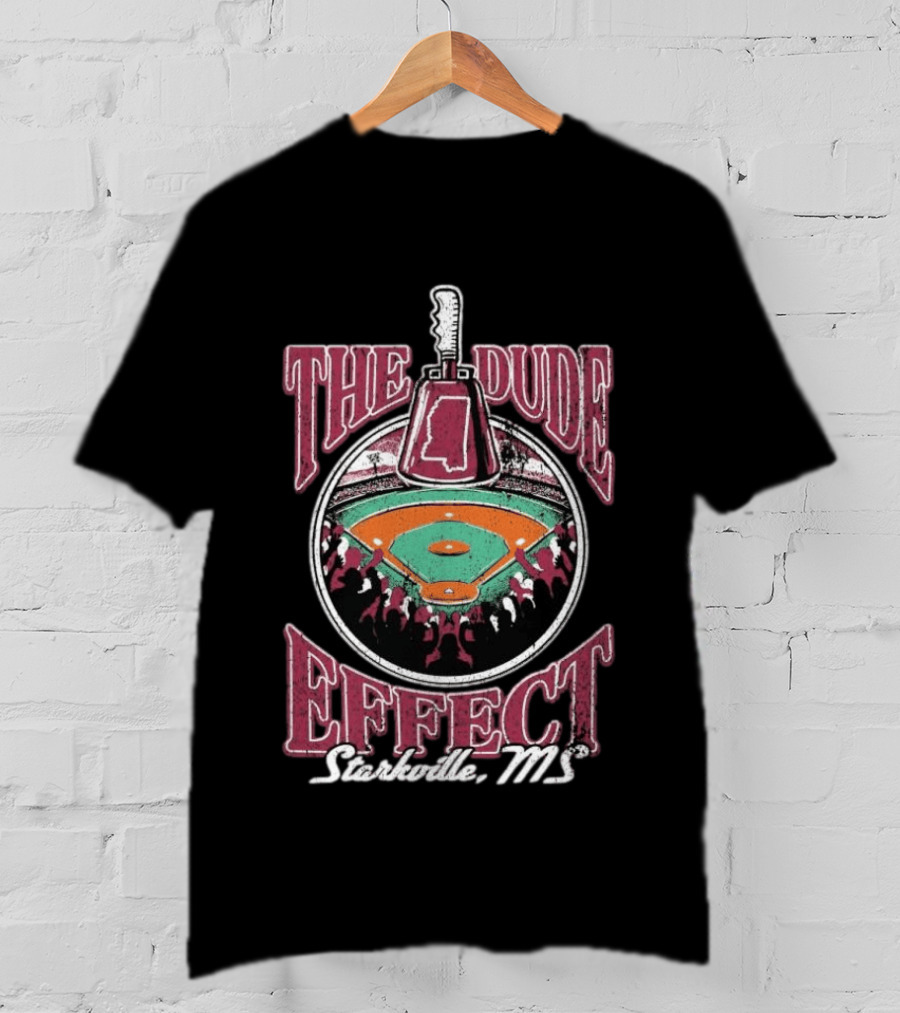 The Dude Effect Starkville MS Baseball Stadium Axe T-Shirt