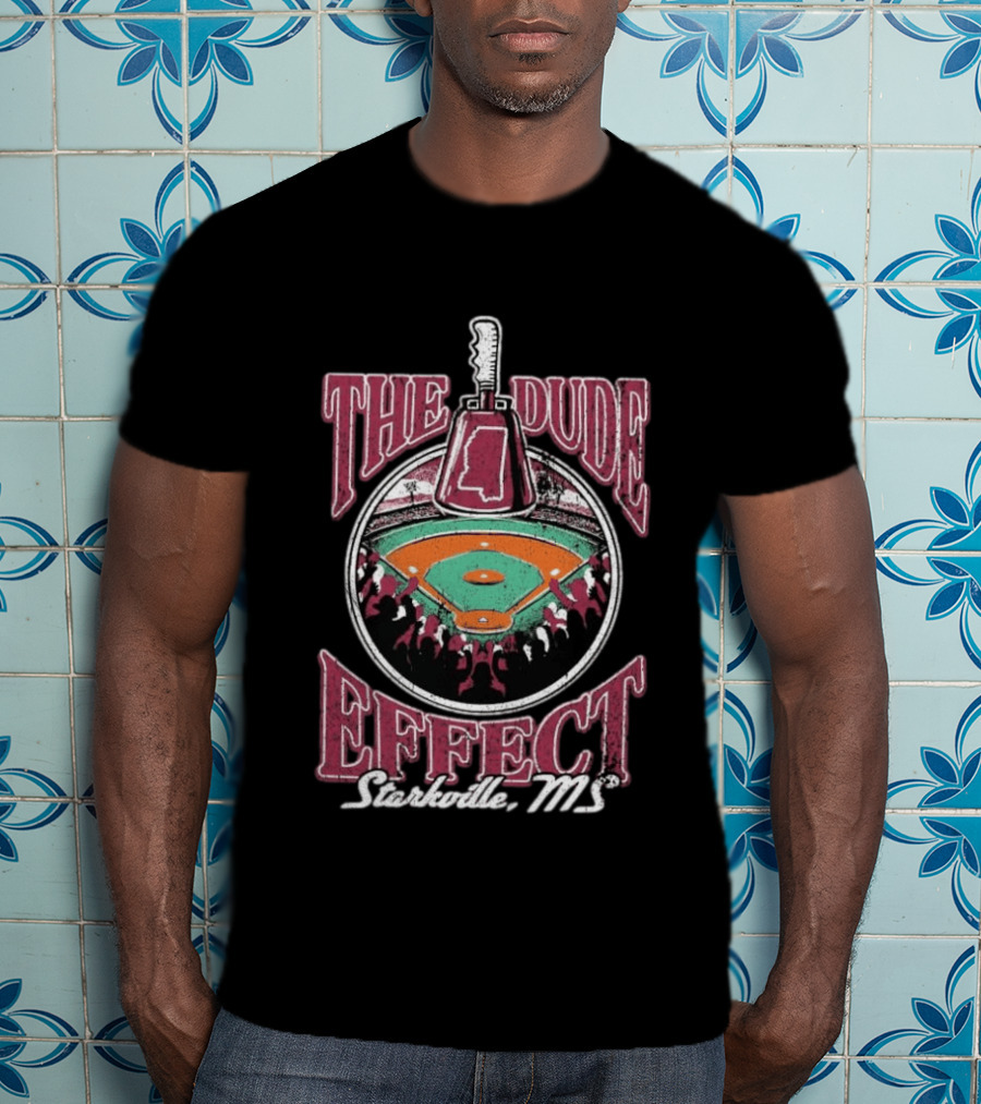 The Dude Effect Starkville MS Baseball Stadium Axe T-Shirt