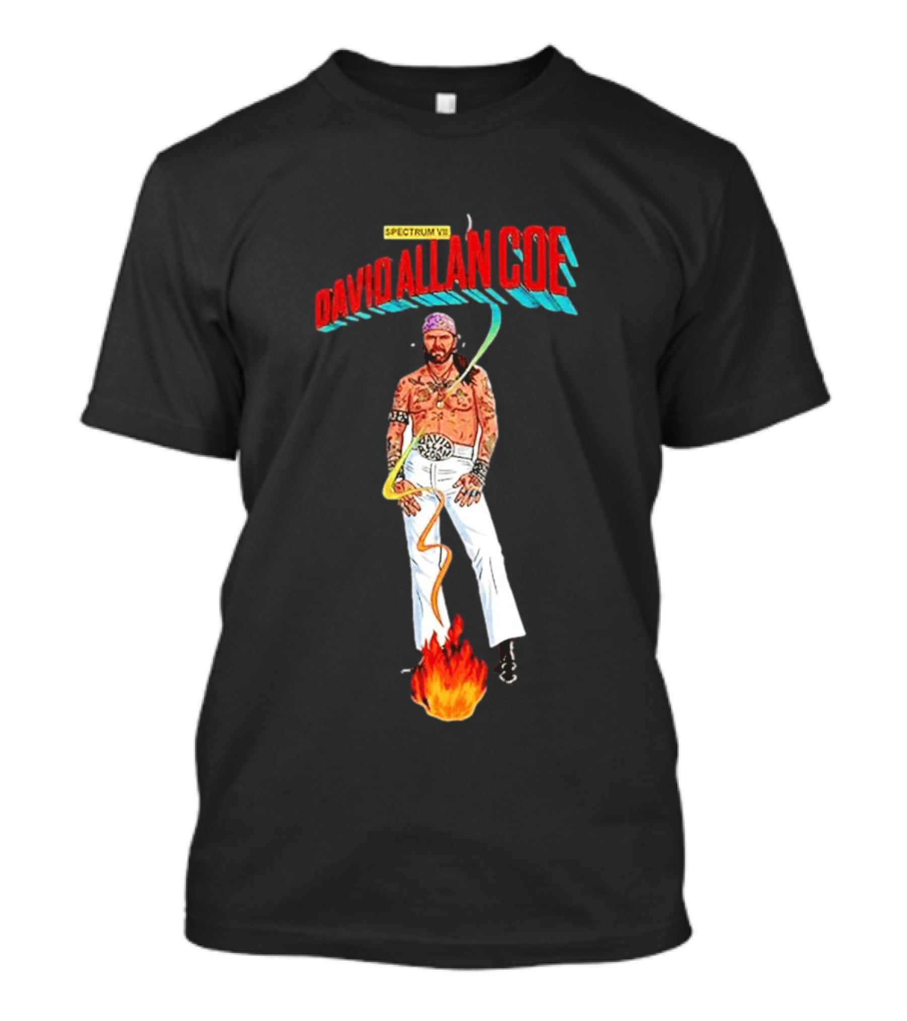 David Allan Coe Spectrum VII 2026 Vintage Style Music T-Shirt