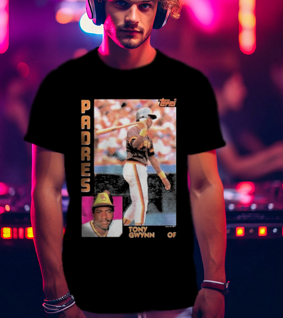 San Diego Padres Tony Gwynn 2026 Topps Baseball Card T-Shirt