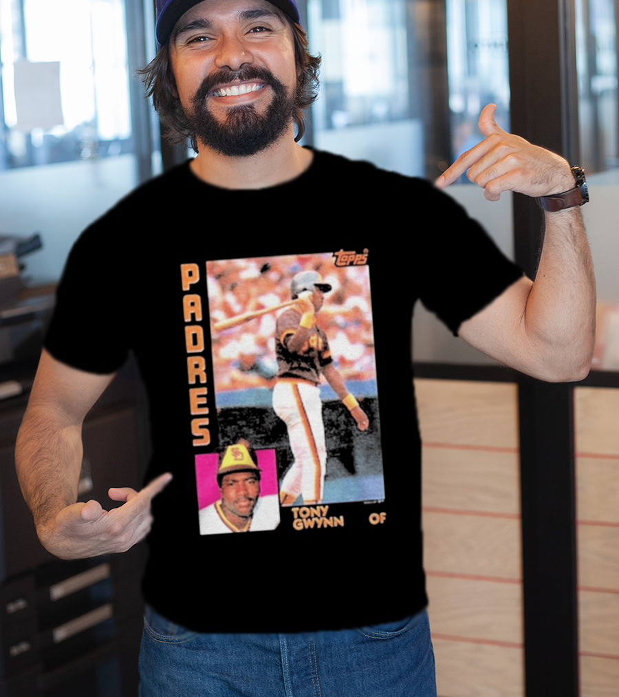 San Diego Padres Tony Gwynn 2026 Topps Baseball Card T-Shirt
