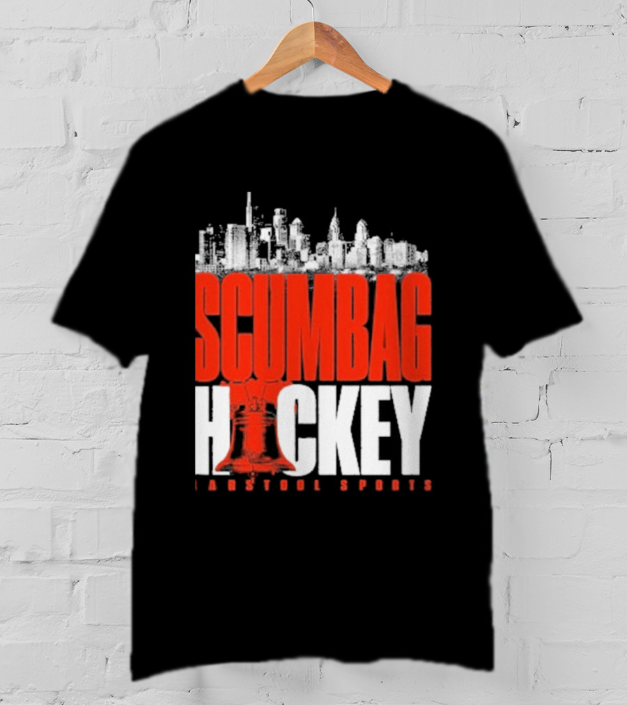 Barstool Sports Scumbag Hockey City Skyline T-Shirt