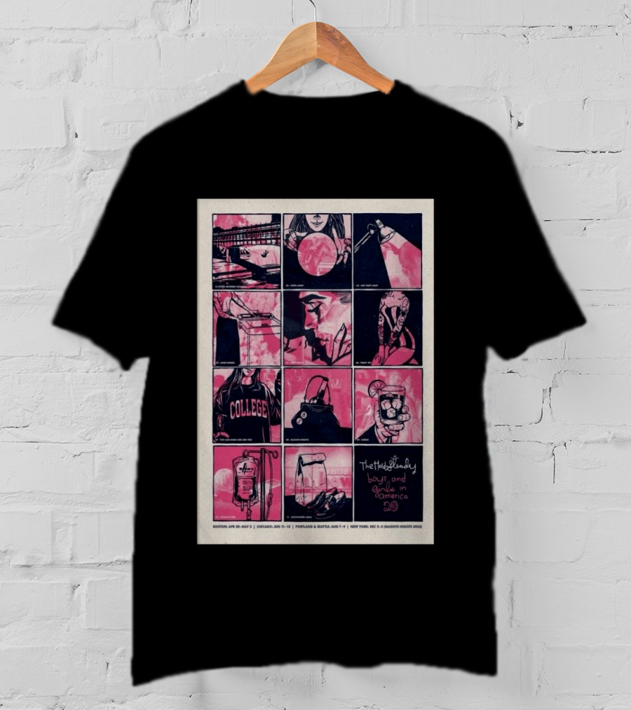 The Hold Steady Boys And Girls In America Tour Boston April 30 May 2 2026 T-Shirt