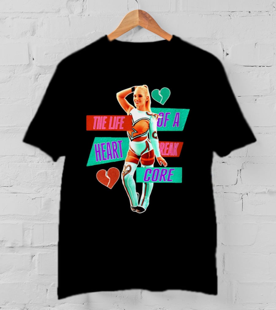 The Life Of A Heartbreak Core Cheerleader Hearts T-Shirt