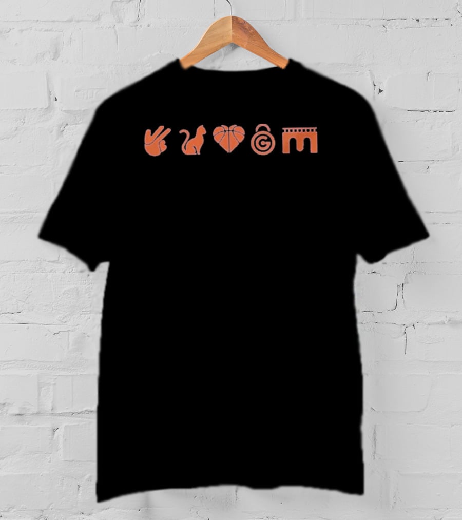 The Nyk Starting 5 Peace Rabbit Heart Spiral Bridge T-Shirt