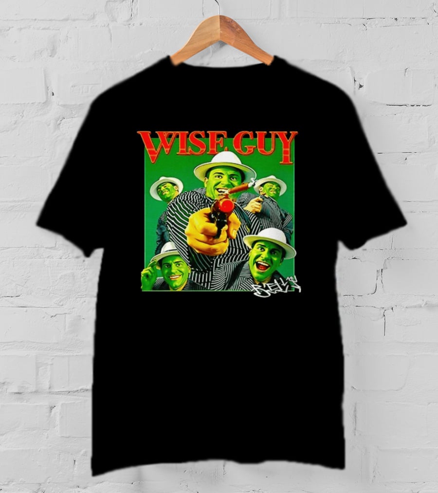 Wise Guy Billy Marchiafava Bold Green Suit And Hat Multiple Faces T-Shirt