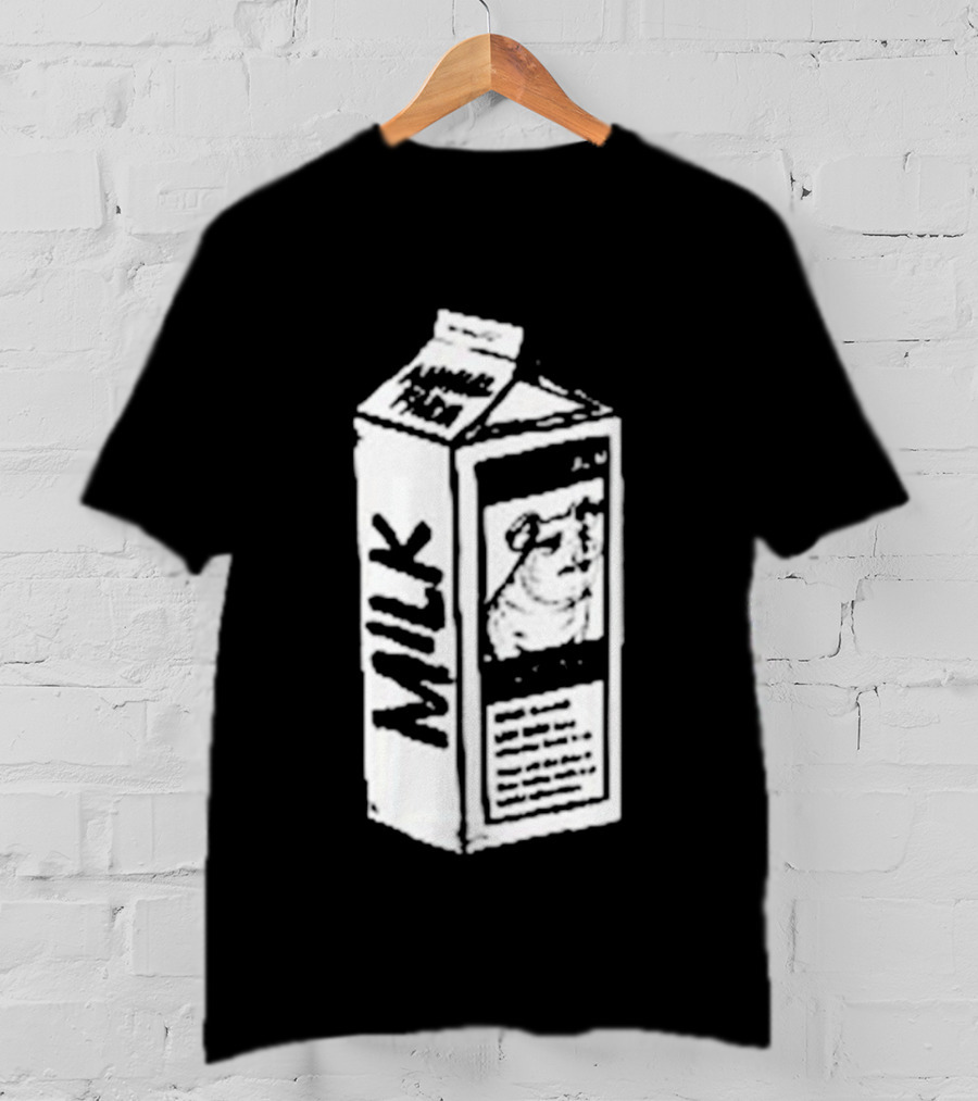 Angel Animal Farm MILK Missing Pig T-Shirt