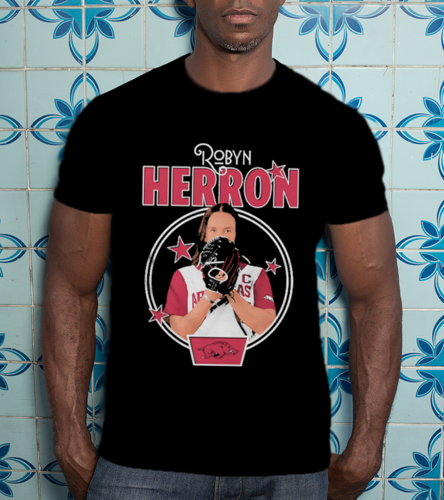 Arkansas Razorbacks Softball Robyn Herron T-Shirt