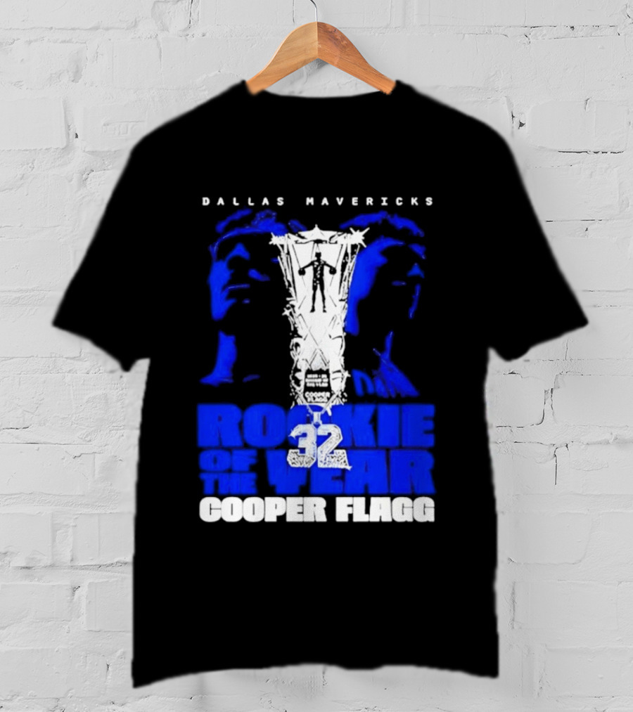 Dallas Mavericks Rookie Of The Year 2026 Cooper Flagg 32 T-Shirt