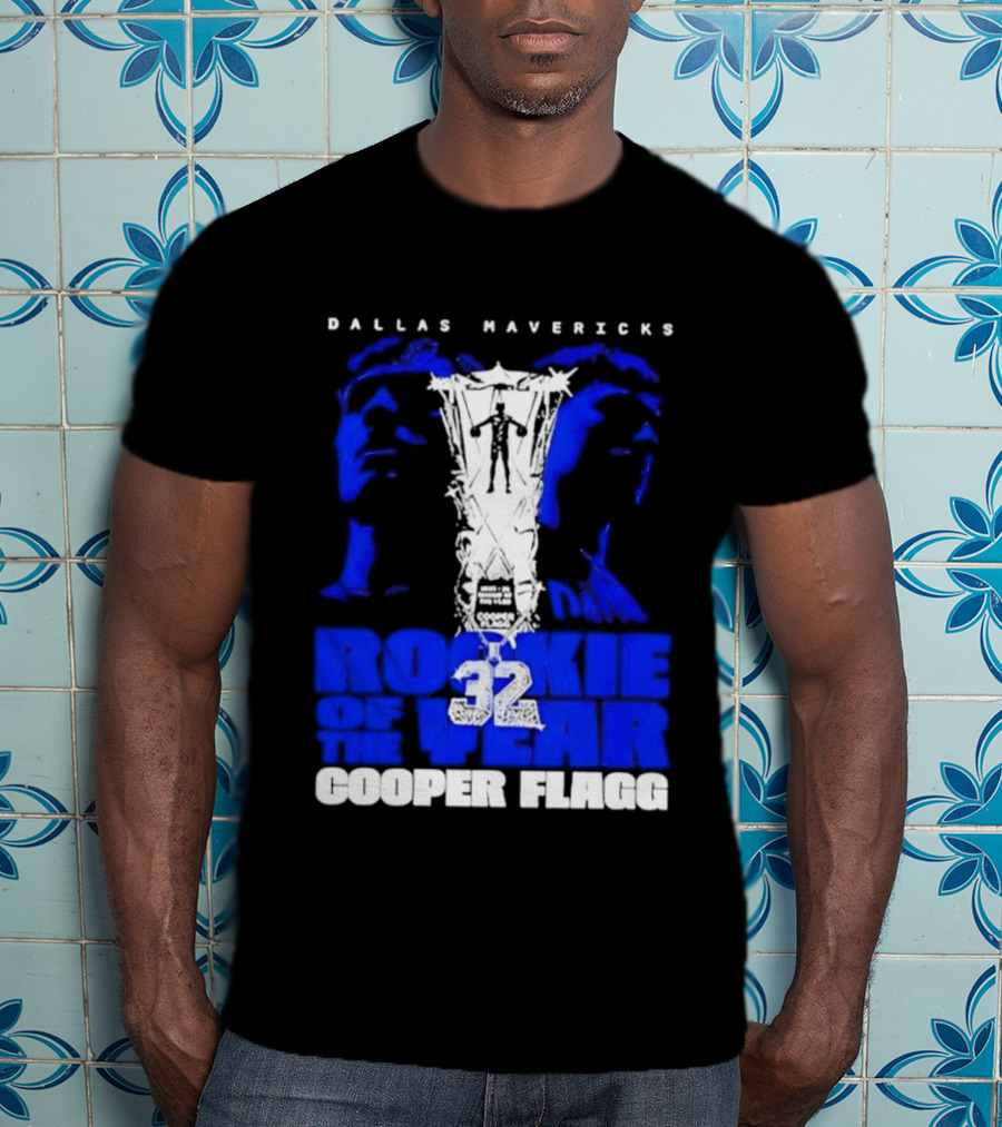Dallas Mavericks Rookie Of The Year 2026 Cooper Flagg 32 T-Shirt