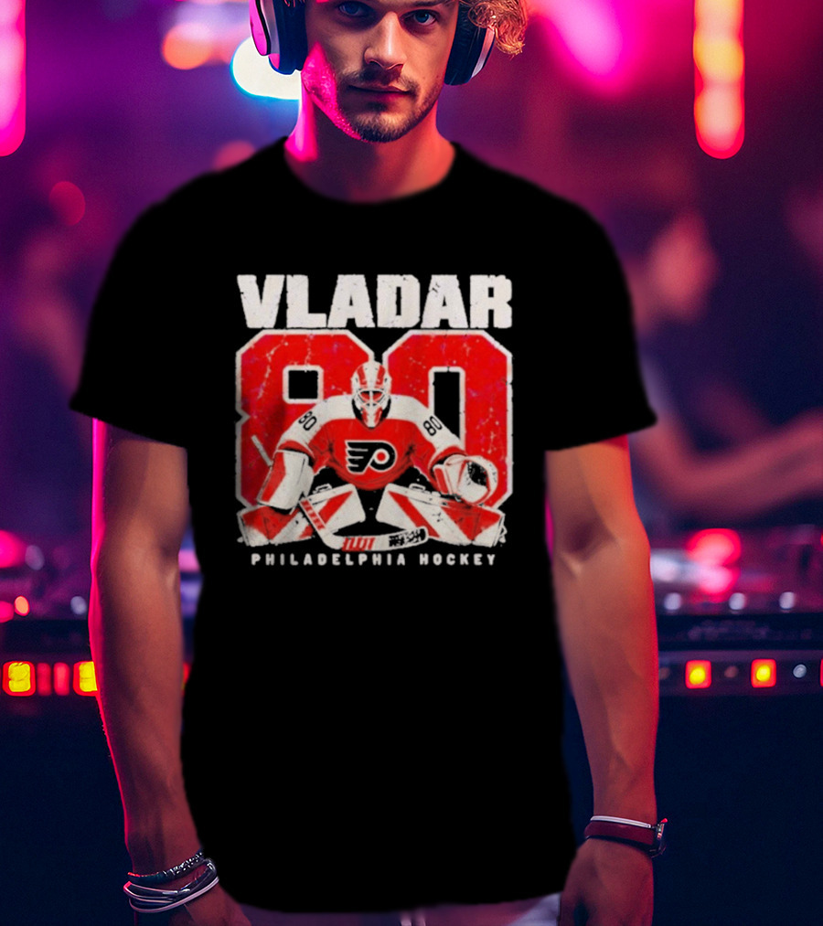 Vladar 80 Philadelphia Hockey T-Shirt
