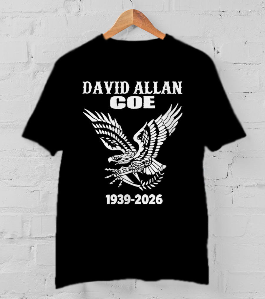 David Allan Coe 1939 2026 Eagle T-Shirt