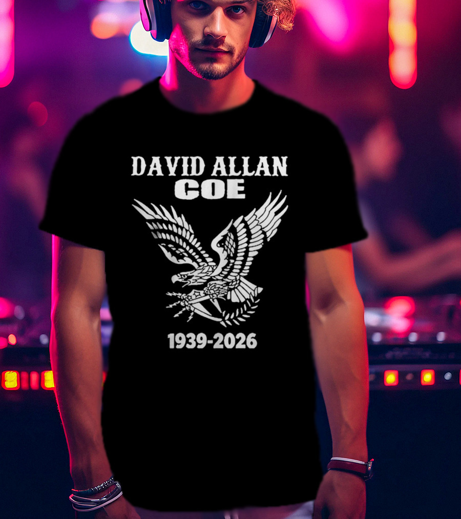 David Allan Coe 1939 2026 Eagle T-Shirt
