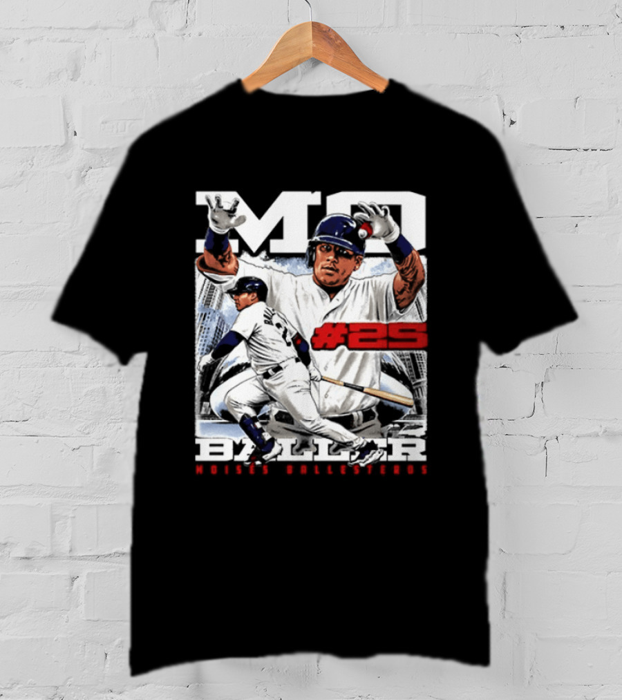 Moises Ballesteros Chicago Cubs MLB 2026 MD T-Shirt