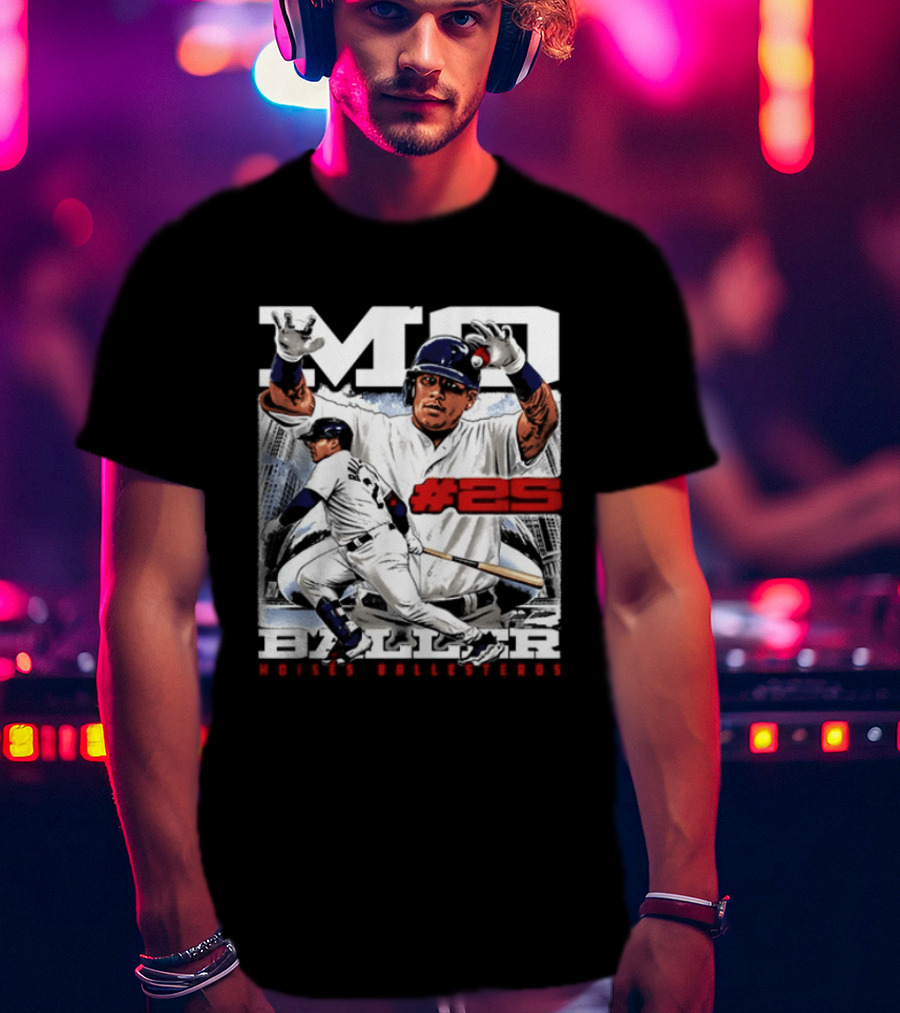Moises Ballesteros Chicago Cubs MLB 2026 MD T-Shirt