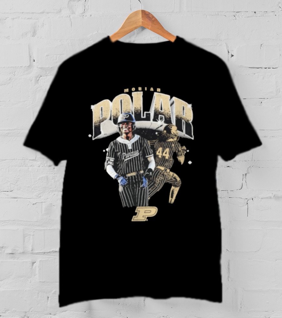 Moriah Polar Purdue Softball Player 44 Baseball Uniform T-Shirt