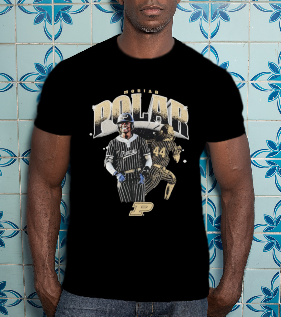 Moriah Polar Purdue Softball Player 44 Baseball Uniform T-Shirt